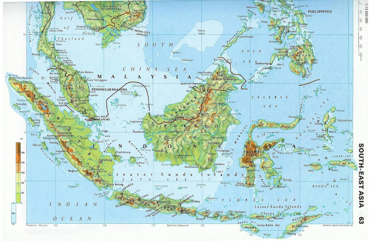 মানচিত্র মালয়েশিয়া স্থান বিবরণ সম্বন্ধীয়