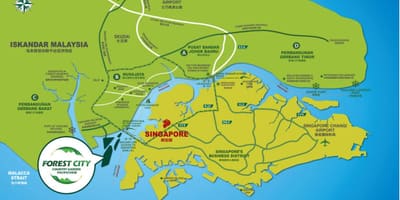 মানচিত্র এর বন সিটি, মালয়েশিয়া