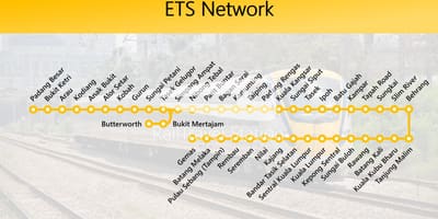 মানচিত্র ets রুট ম্যাপ মালয়েশিয়া